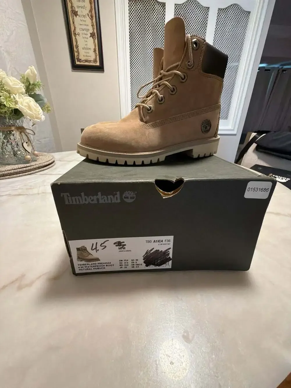 Timberland Premium 6-Inch Waterproof Boots Wheat Nubuck